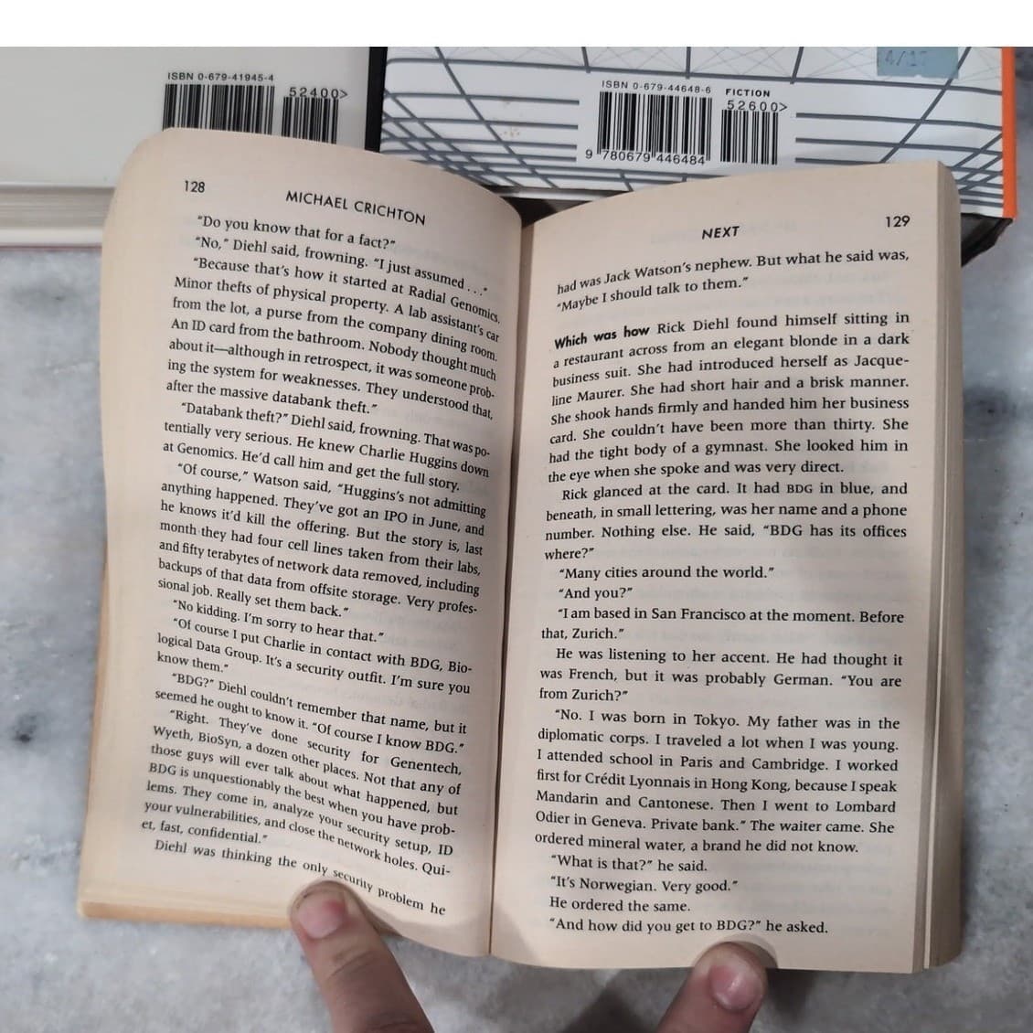 Michael Crichton Standalone Novels, Next Airframe Disclosure Hardcover Paperback - Thumbnail 6
