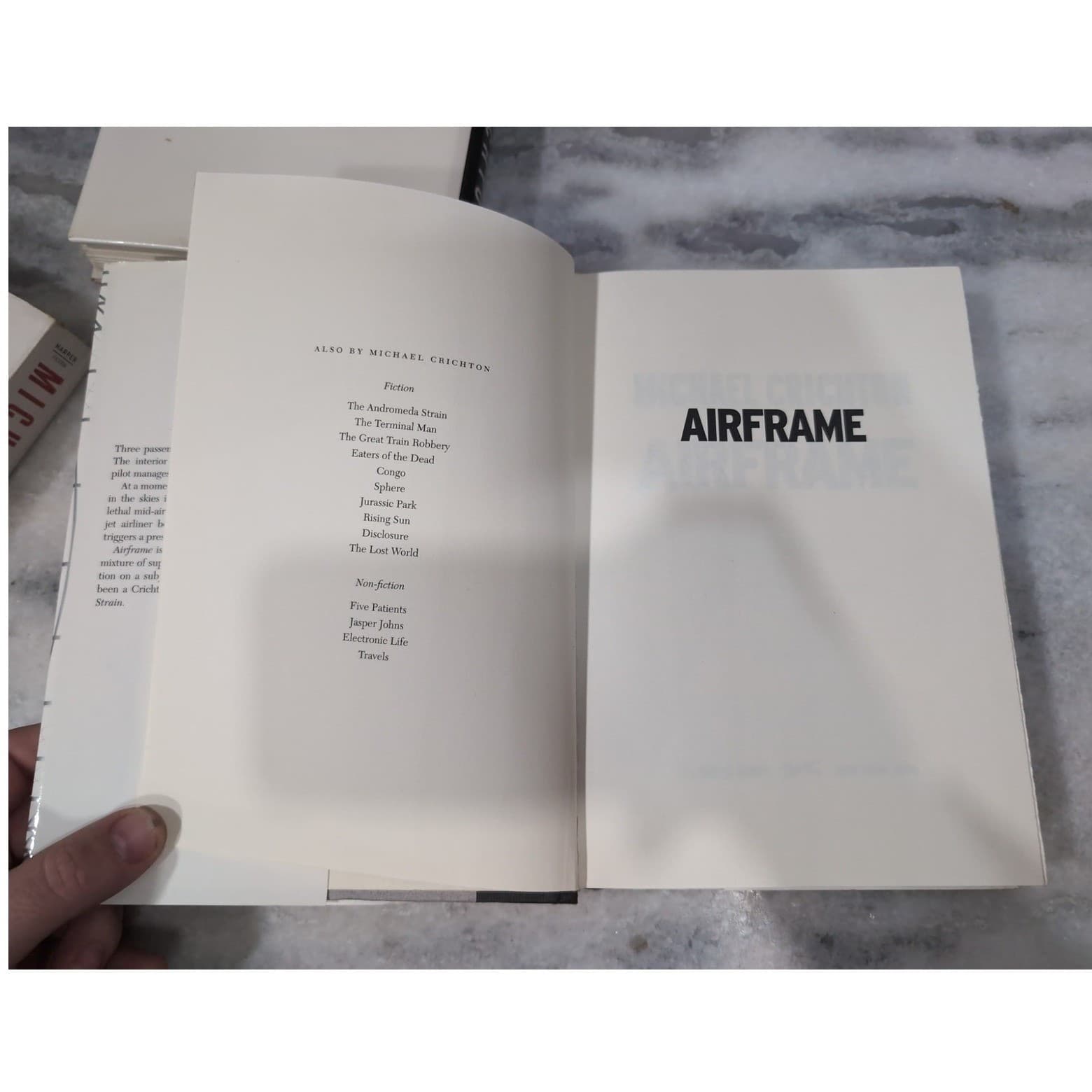 Michael Crichton Standalone Novels, Next Airframe Disclosure Hardcover Paperback - Thumbnail 8