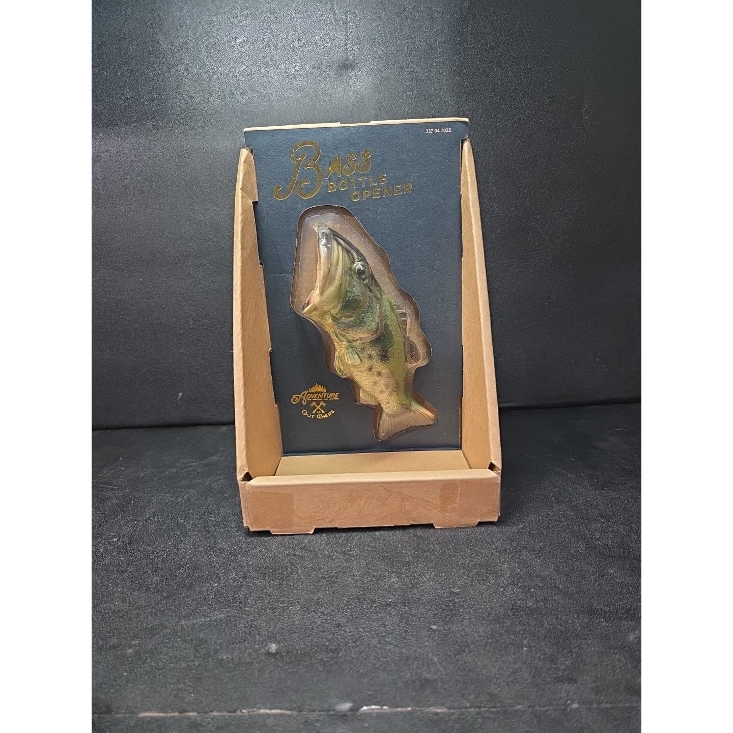 Adventure Out There Bass Bottle Opener, Fish Novelty Bar Tool, New 337 04 7022