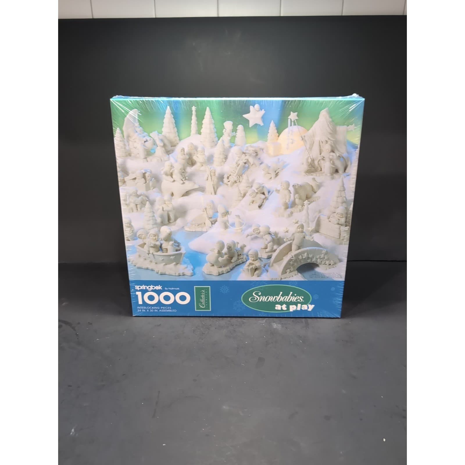 Springbok Hallmark Snowbabies At Play 1000 Piece Jigsaw Puzzle New Sealed