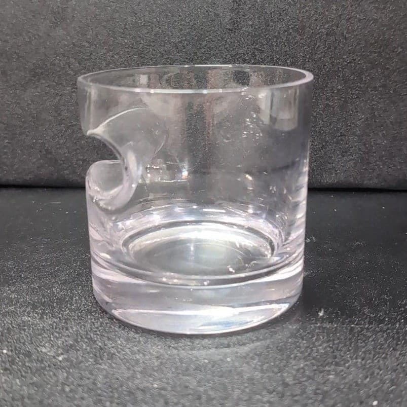 Godinger Whiskey Glass with Cigar Rest, Vintage Clear Old Fashioned Tumbler - Thumbnail 4