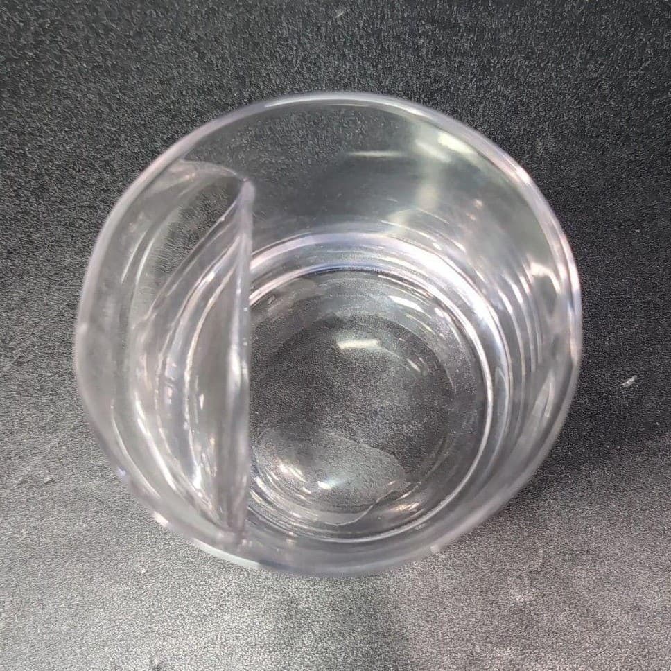 Godinger Whiskey Glass with Cigar Rest, Vintage Clear Old Fashioned Tumbler - Thumbnail 7