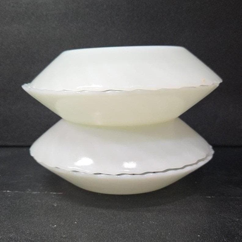 Termocrisa Milk Glass Cereal Bowls, Set of 4, Yellow Flower Design, Replacements - Thumbnail 10