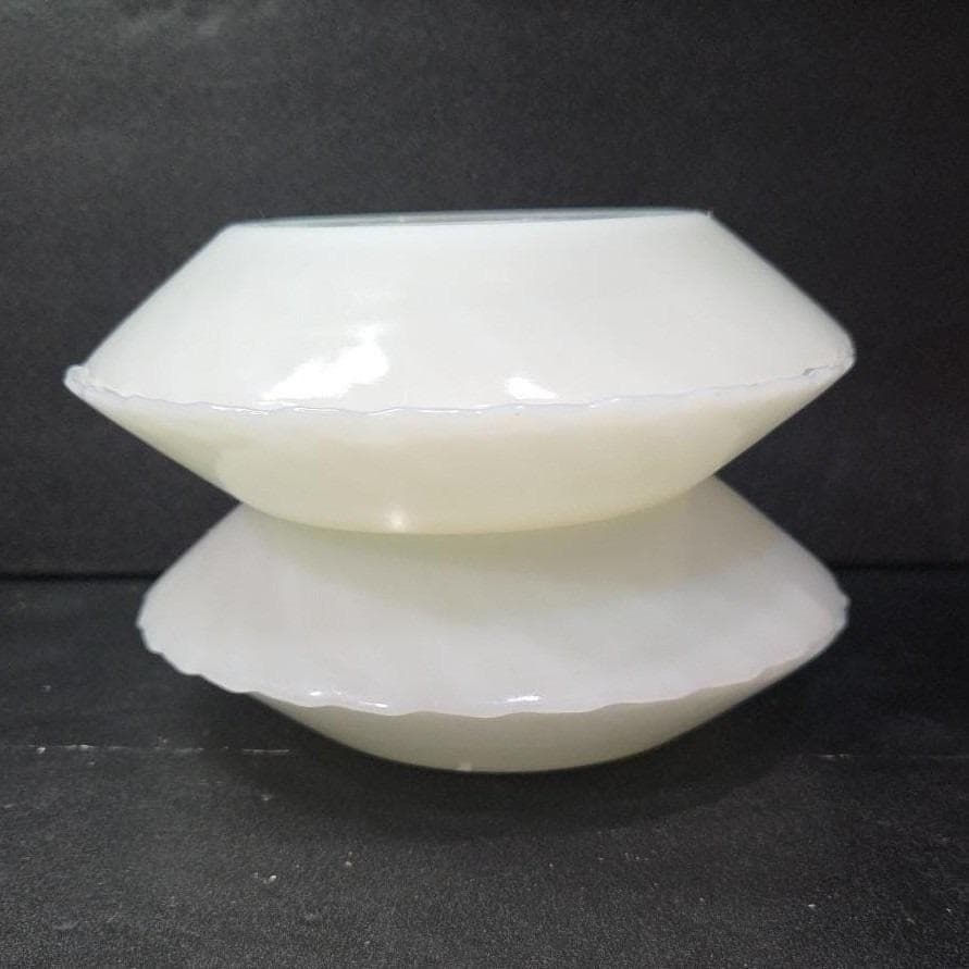 Termocrisa Milk Glass Cereal Bowls, Set of 4, Yellow Flower Design, Replacements - Thumbnail 9