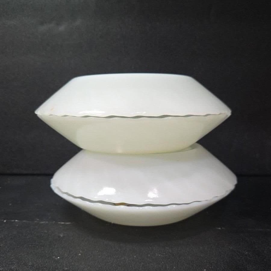 Termocrisa Milk Glass Cereal Bowls, Set of 4, Yellow Flower Design, Replacements - Thumbnail 11
