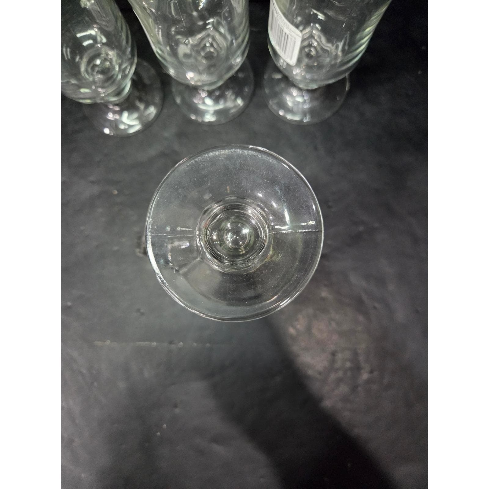 Libbey Clear Glass Irish Coffee Mugs, Set of 4, Vintage Footed Pedestal Glasses - Thumbnail 7