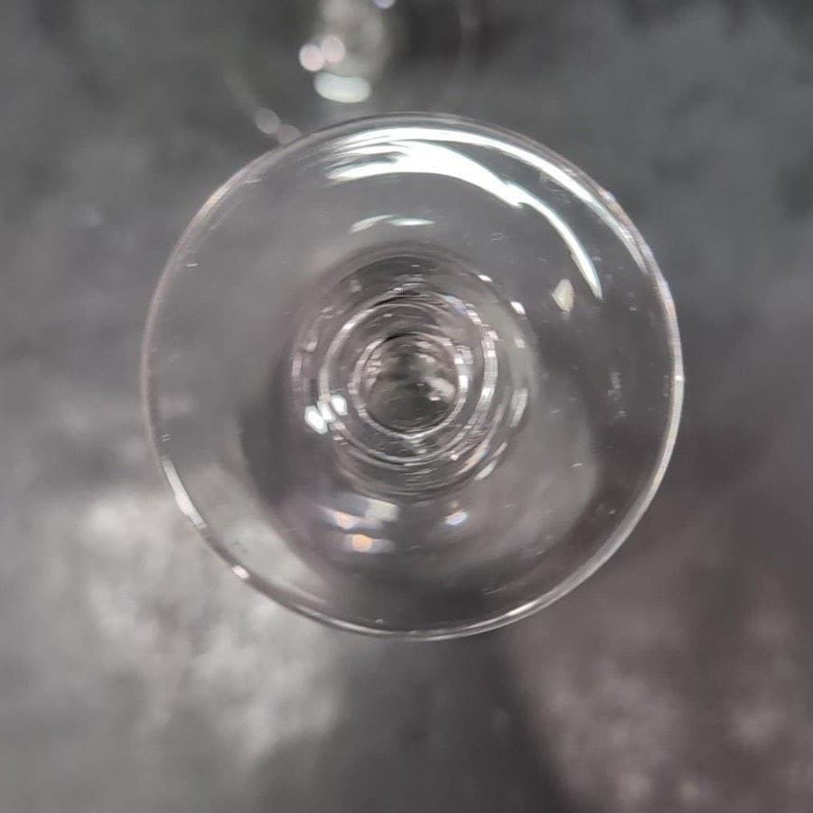Rose Etched Glass Cordials, Set of 2, Floral Liqueur Glasses, Vintage Stemware - Thumbnail 8