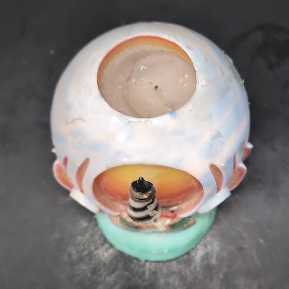 Lighthouse By the Sea Layered Candle, Nautical Coastal Centerpiece, Beach House - Thumbnail 6