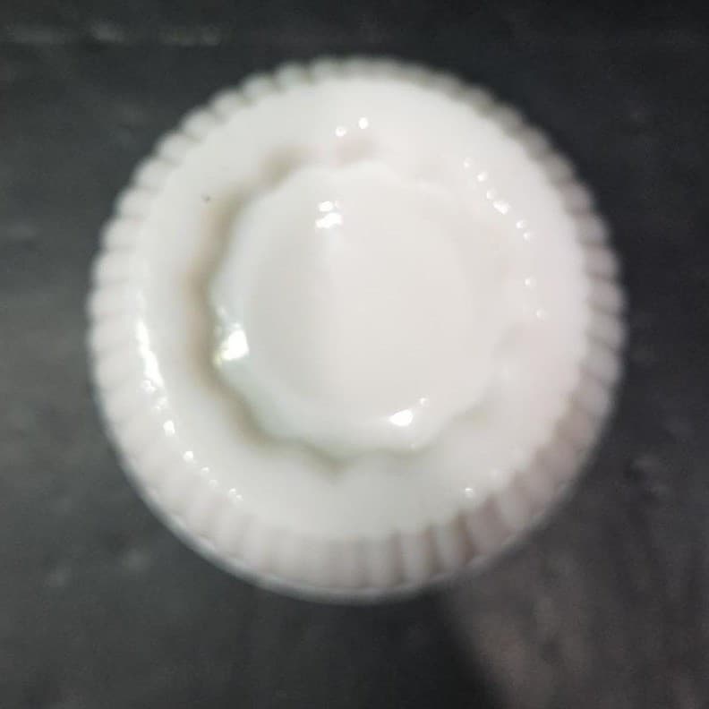 Avon White Lidded Trinket Dish, Vintage Candle Holder, Replacement Vanity Decor - Thumbnail 8