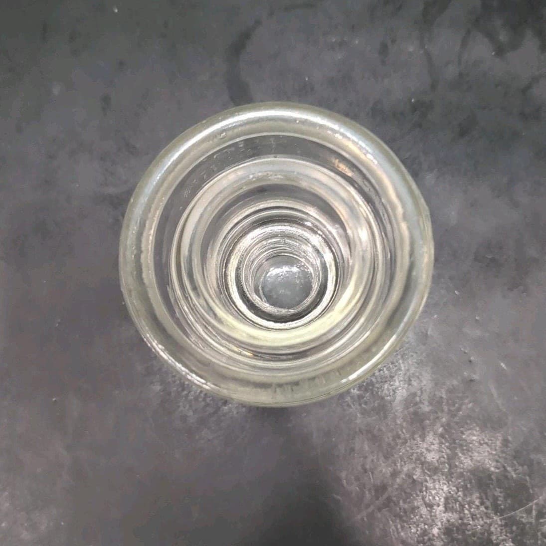 Hemingray 44 Vintage Insulators, 1940s Clear Glass Collectibles, Made in USA - Thumbnail 7