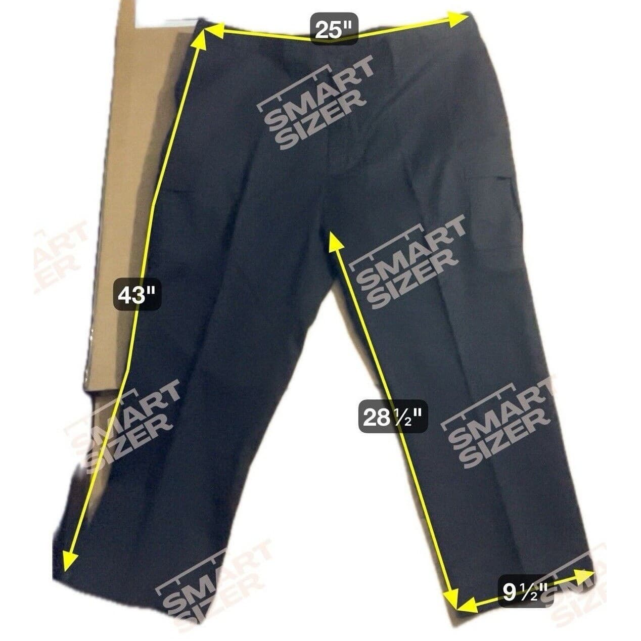 Edwards Black Cargo Pants, Men's Size 50 UL, Workwear Uniform Style, 2575-010 - Thumbnail 2