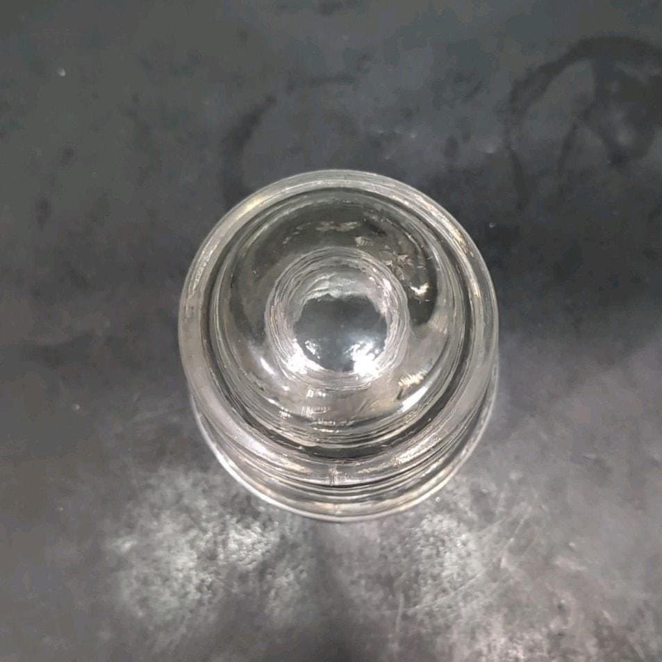 Hemingray 44 Vintage Insulators, 1940s Clear Glass Collectibles, Made in USA - Thumbnail 6