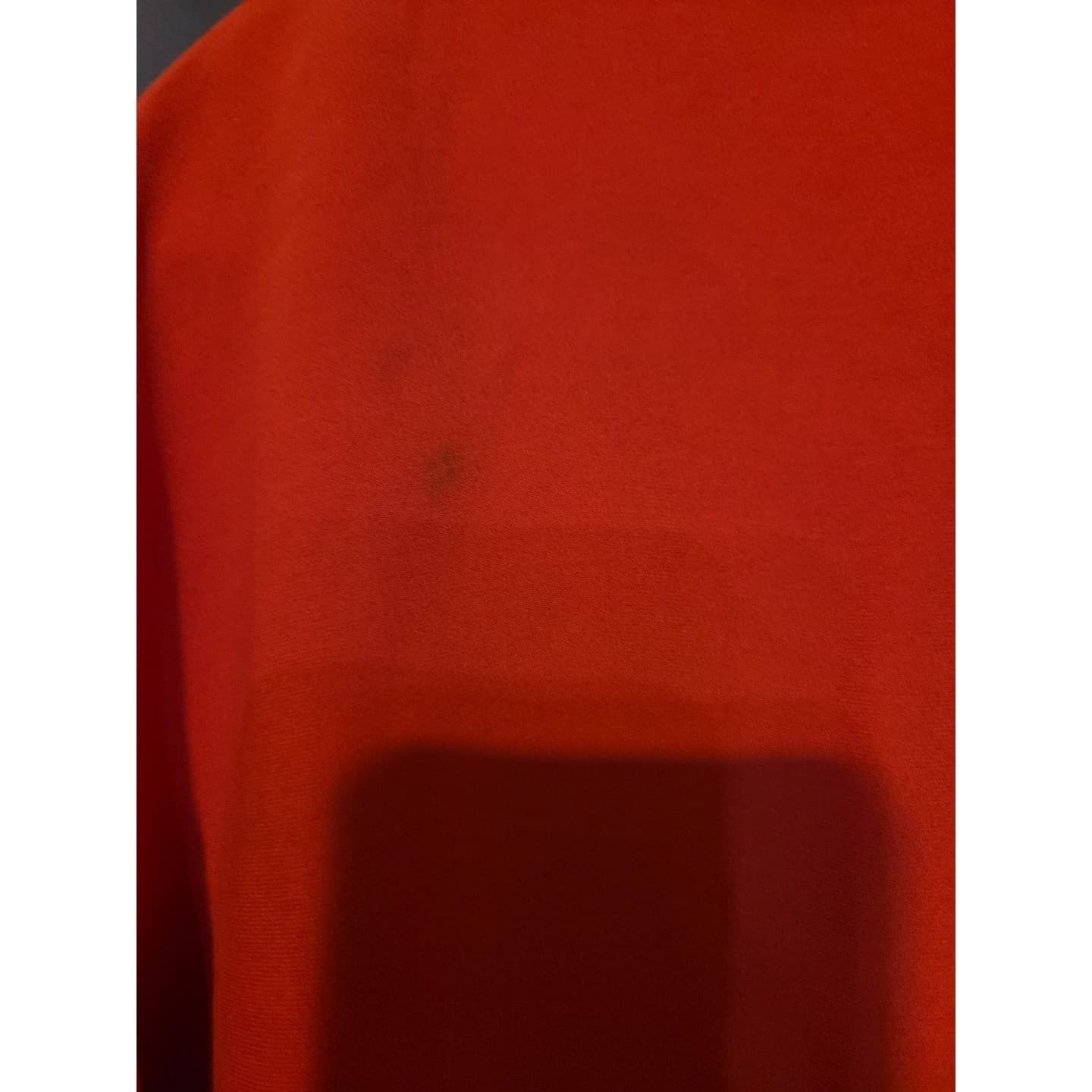 H&M Red Orange Tiered Ruffle Sleeve Blouse Top, Woman's Size 6, 05953867 - Thumbnail 7