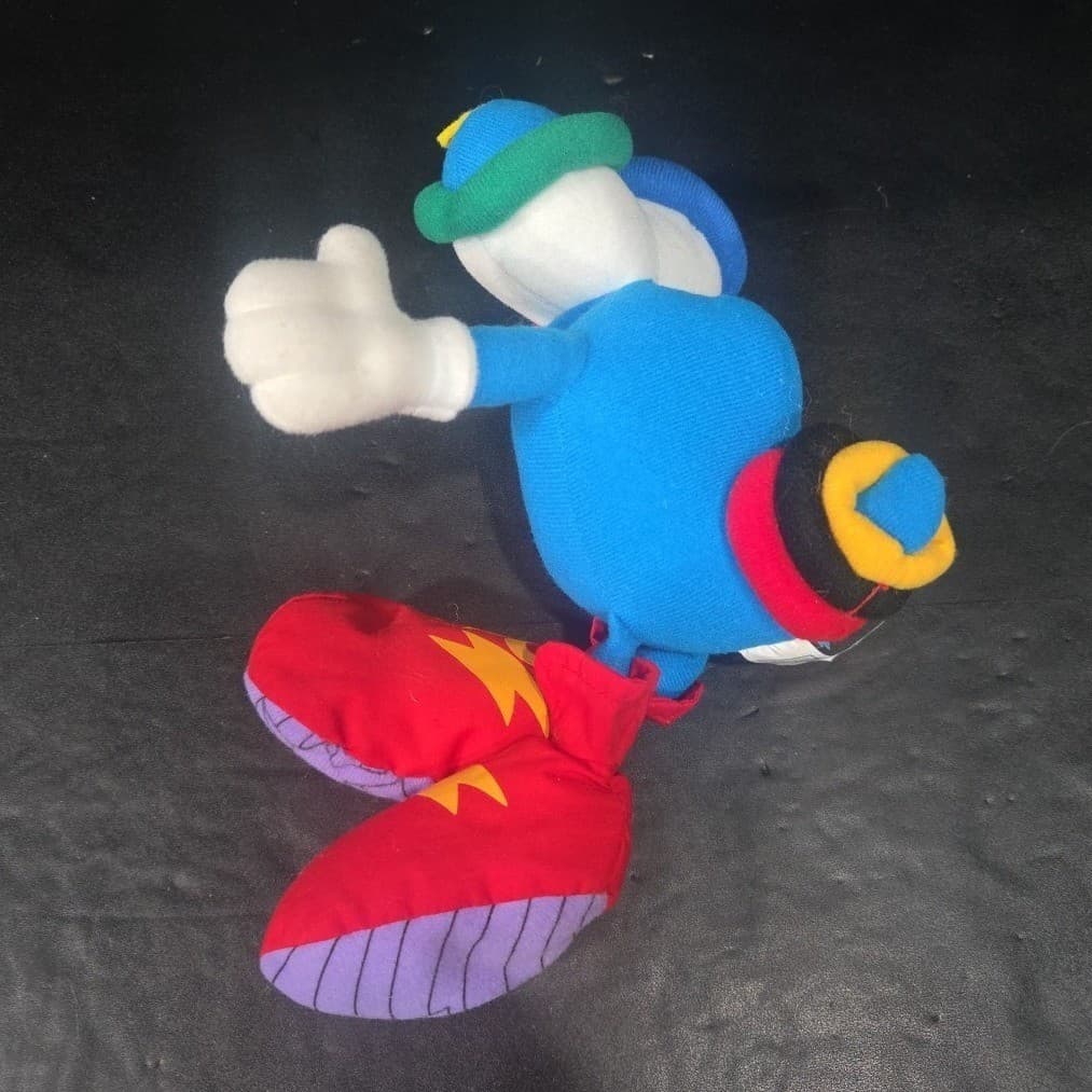 Atlanta Olympic Games Izzy Mascot, 1996 Vintage Plush Dakin Blue Red 90s Toy - Thumbnail 5