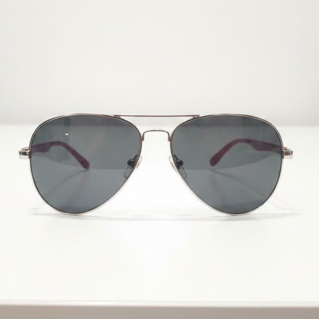 Made For Retail Aviator Sunglasses Silver Frame Hot Pink Arms 234070553F
