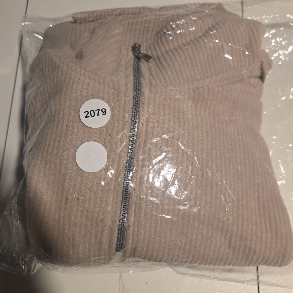 Arctic Zone Ribbed Tan Quarter Zip Pullover, Men's XXL Knit Sweater, Mock Neck - Thumbnail 9