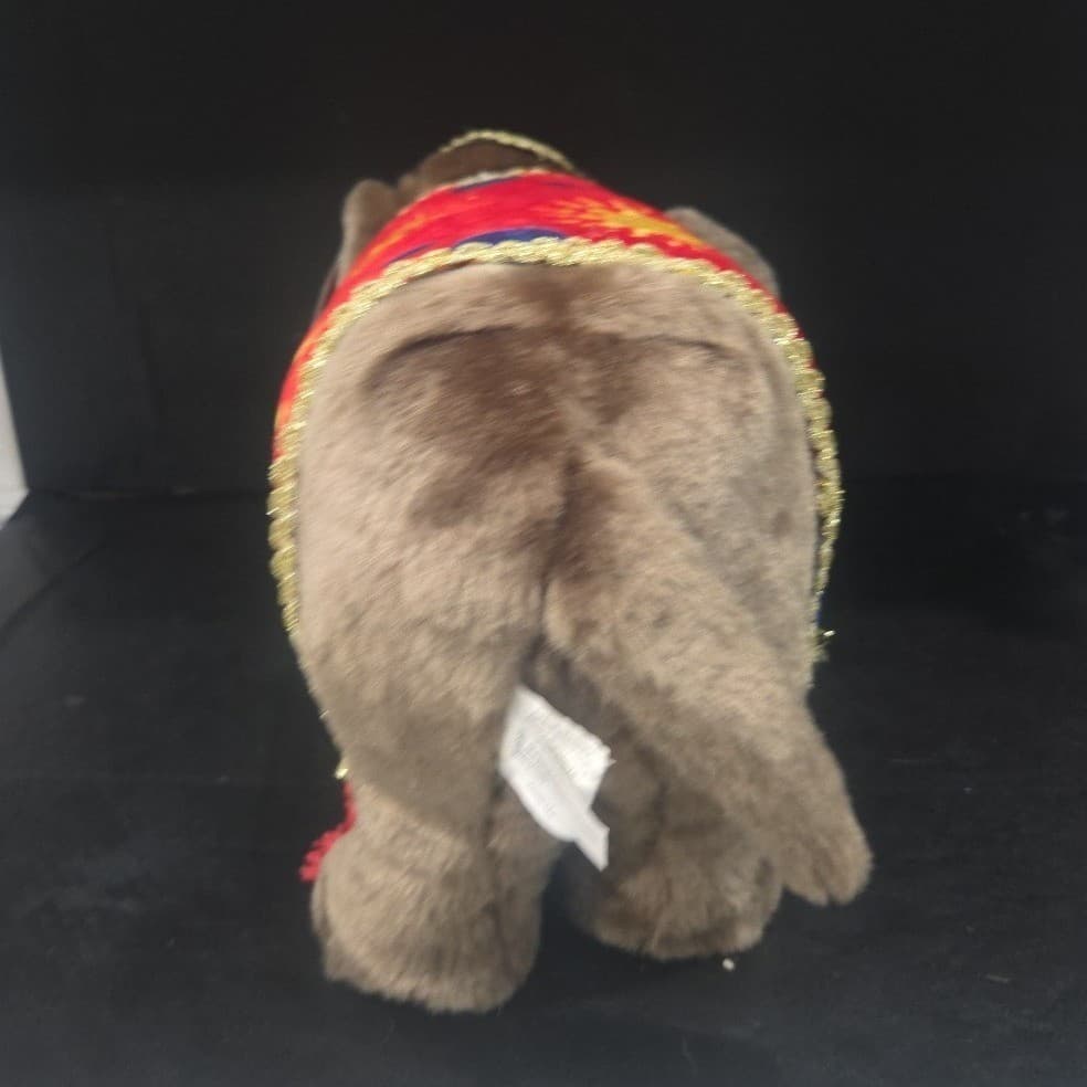 Ringling Bros Barnum & Bailey Circus 137th Edition Elephant Plush Brown Stuffed - Thumbnail 6