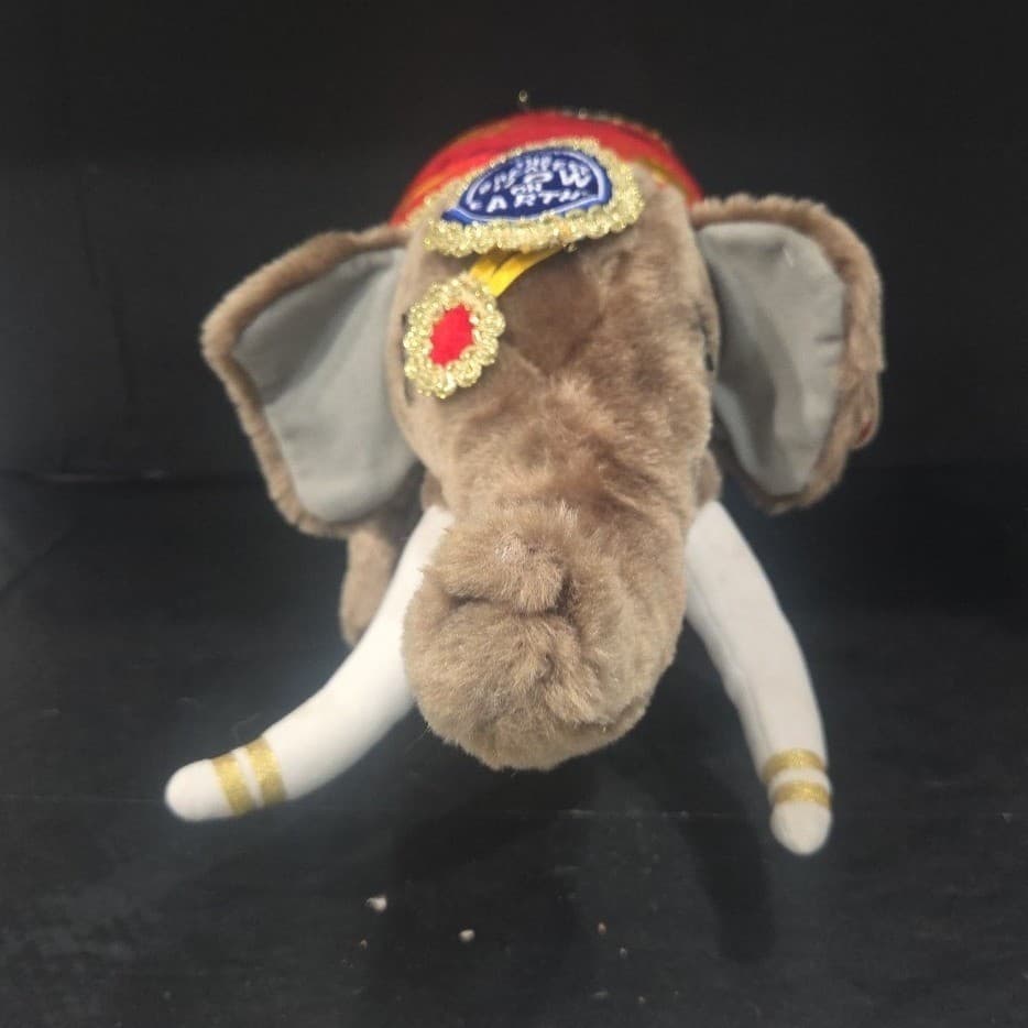 Ringling Bros Barnum & Bailey Circus 137th Edition Elephant Plush Brown Stuffed - Thumbnail 3
