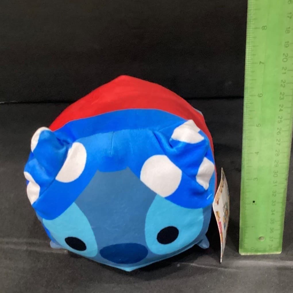 Disney Tsum Tsum Stitch Plush Set Medium 11 Inch Classic and Mushroom Hat 2pc - Thumbnail 7