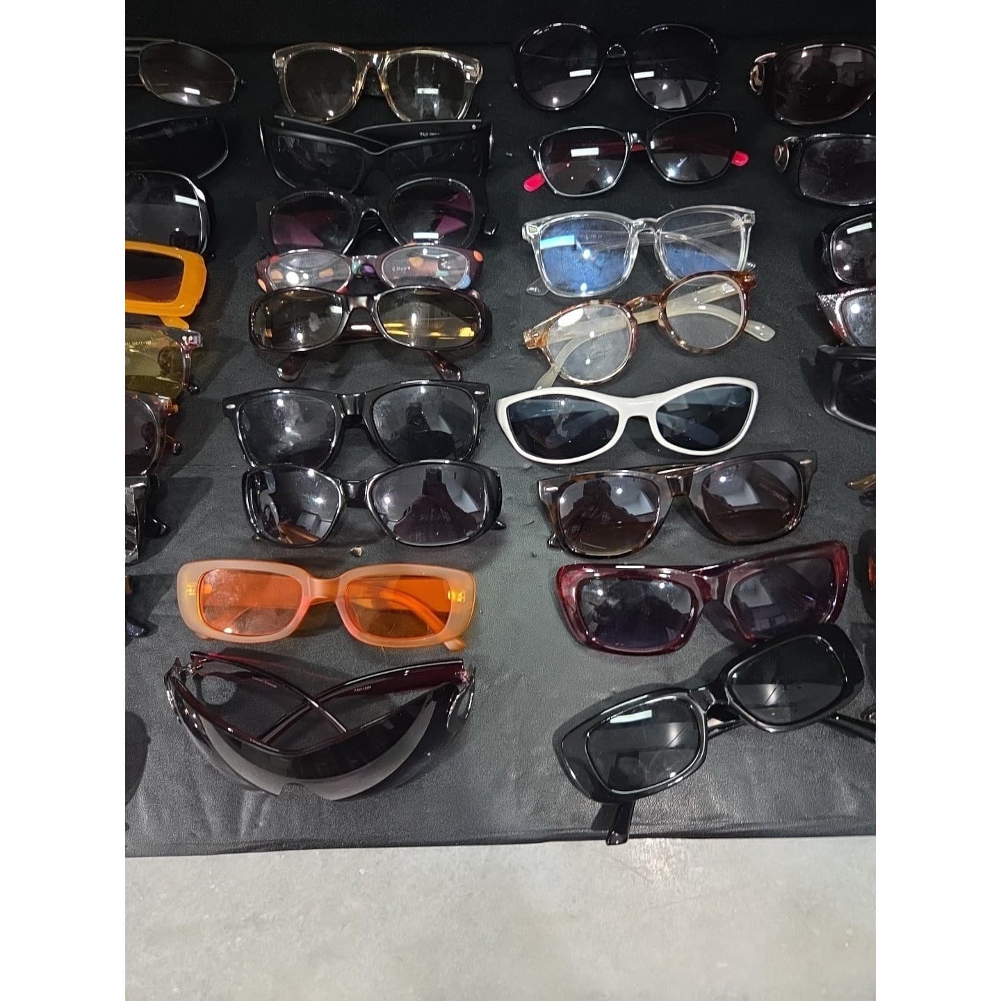Bulk Lot 30+ Pairs Assorted Sunglasses/Frames: Aviator Cat Eye Rectangular Mixed - Thumbnail 6