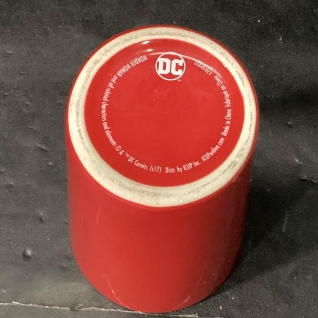 DC Comics Red Wonder Woman Ceramic Tumbler, Embossed Drinkware, Superhero Mug - Thumbnail 8