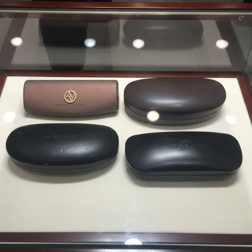 Coach Polo Ralph Lauren Adrienne Vittadini Eyewear Cases, Set of 4, Mixed Lot