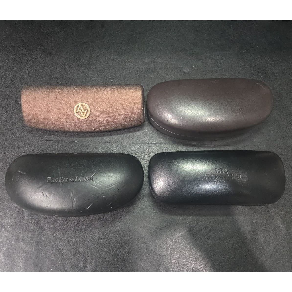 Coach Polo Ralph Lauren Adrienne Vittadini Eyewear Cases, Set of 4, Mixed Lot - Thumbnail 2