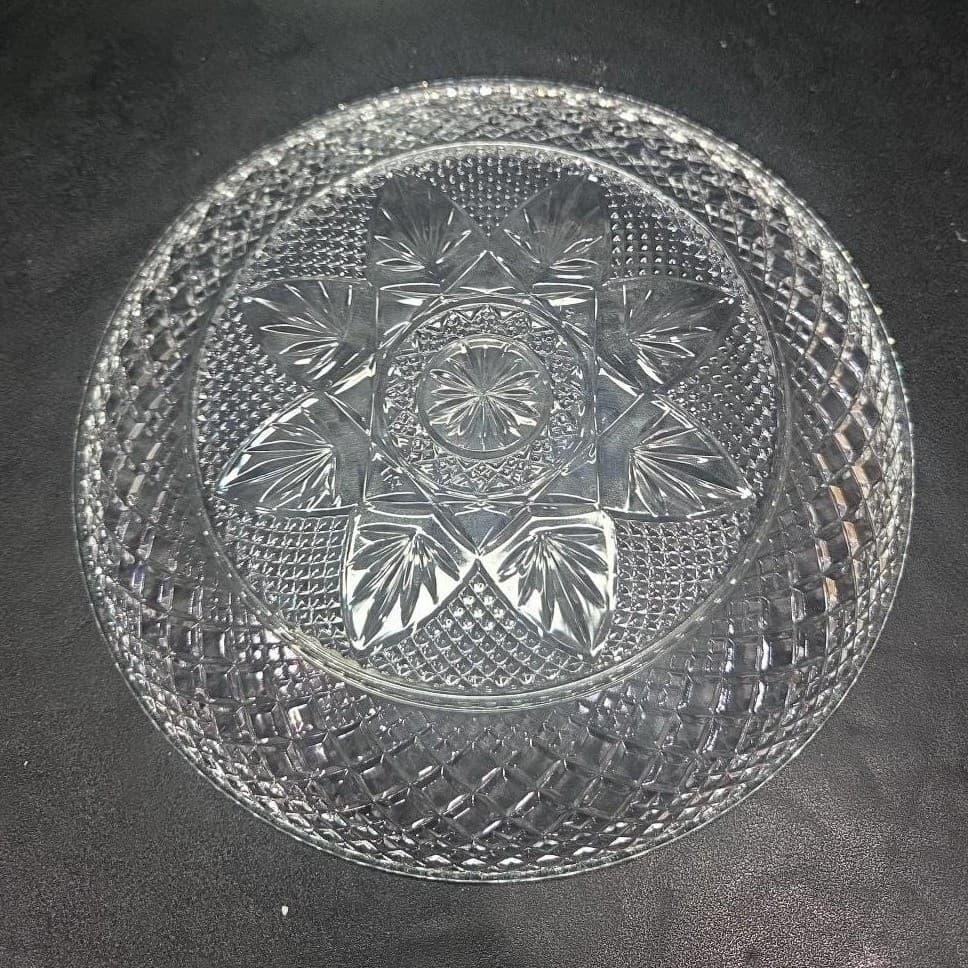 Cristal D'Arques-Durand Clear Salad Plates, Set of 2, Antique Style Dinnerware - Thumbnail 4