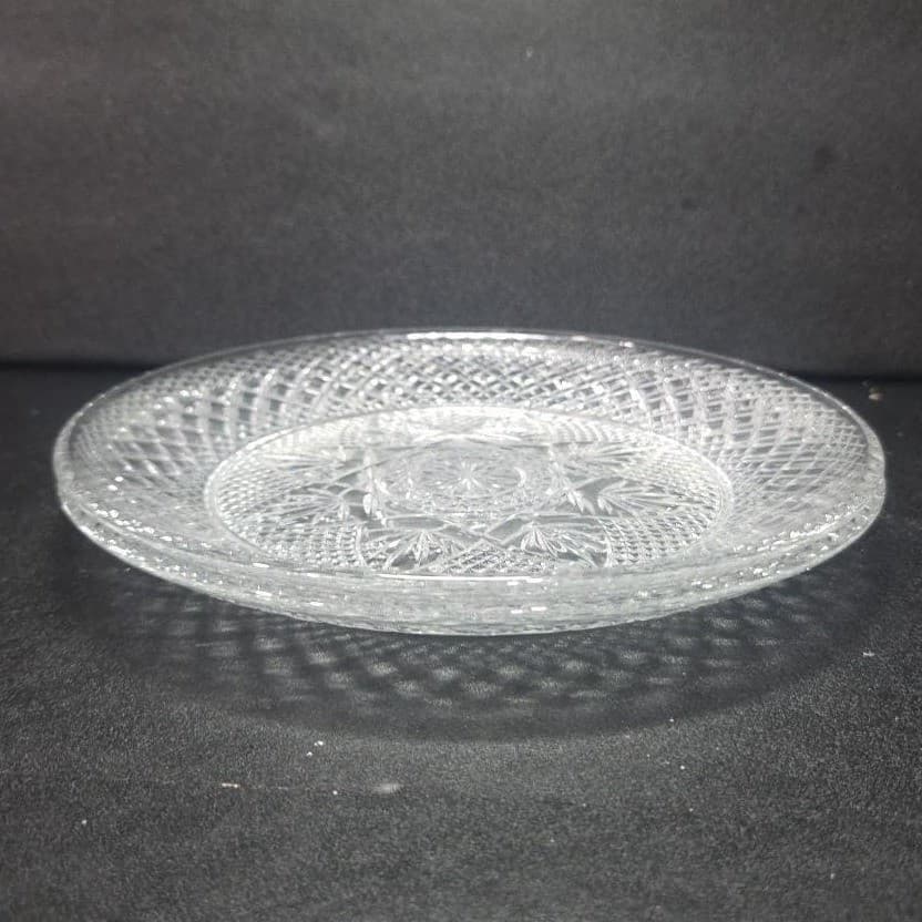 Cristal D'Arques-Durand Clear Salad Plates, Set of 2, Antique Style Dinnerware - Thumbnail 9