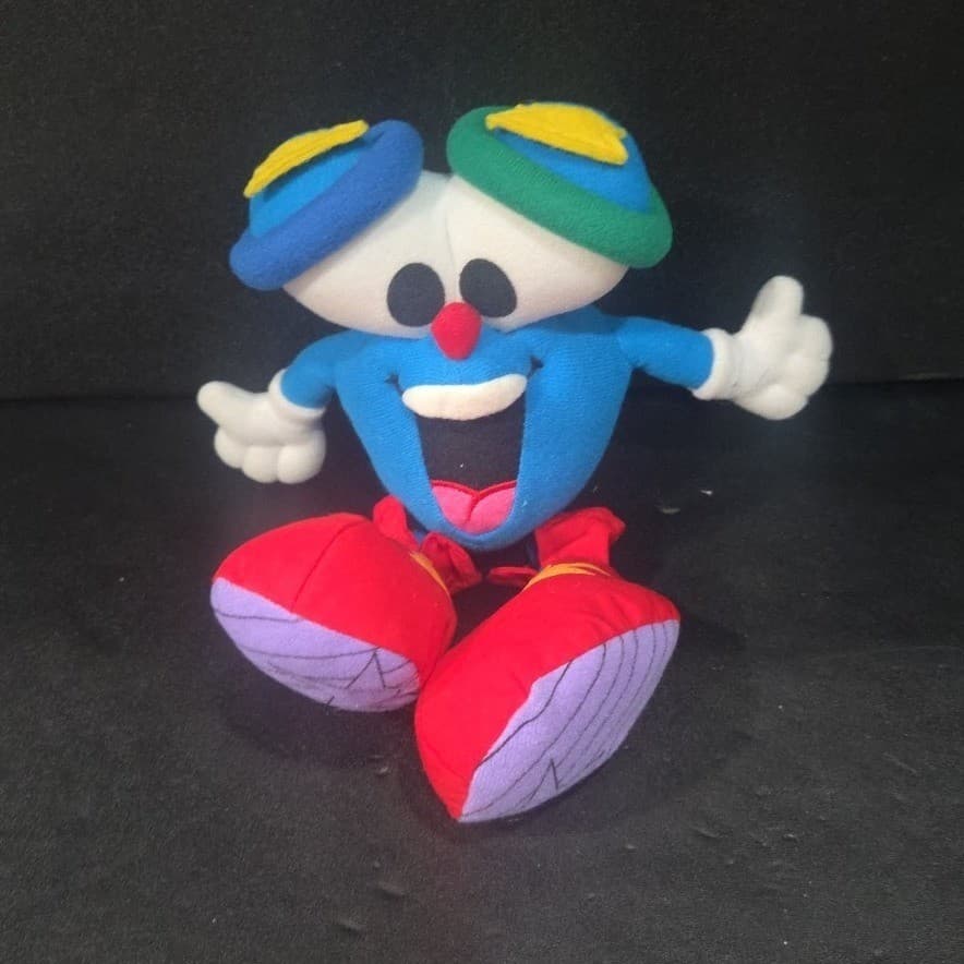 Atlanta Olympic Games Izzy Mascot, 1996 Vintage Plush Dakin Blue Red 90s Toy - Thumbnail 2
