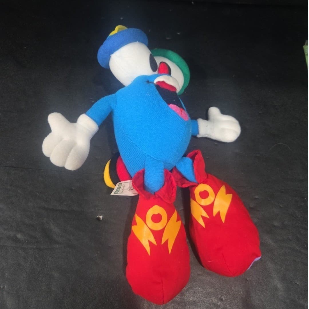 Atlanta Olympic Games Izzy Mascot, 1996 Vintage Plush Dakin Blue Red 90s Toy - Thumbnail 4