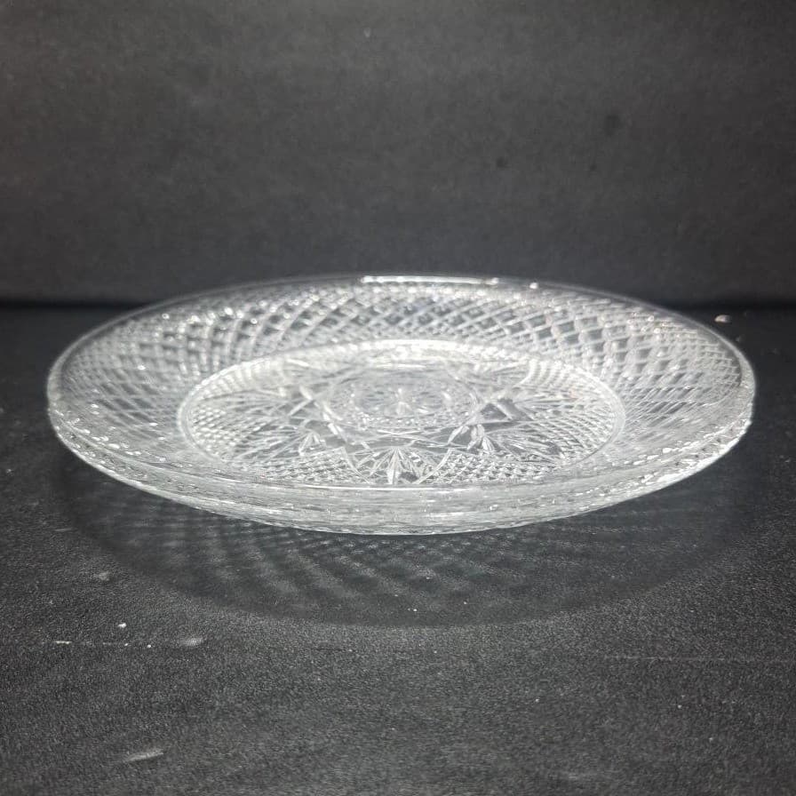 Cristal D'Arques-Durand Clear Salad Plates, Set of 2, Antique Style Dinnerware - Thumbnail 6