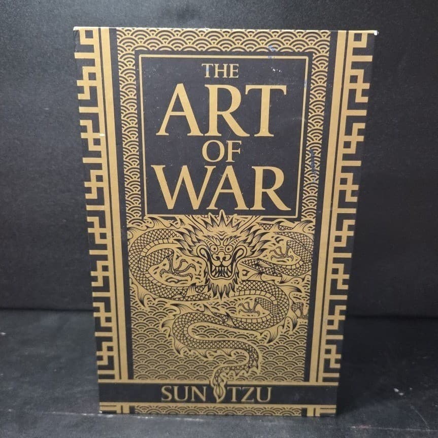 The Art of War Sun Tzu Hardcover Arcturus Publishing Illustrated Red Gold Dragon - Thumbnail 2
