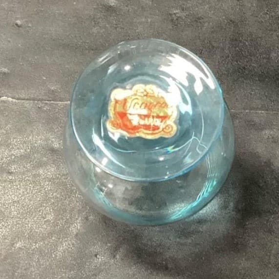 UCagco Etched Glass Mini Brandy Snifters, Set of 4, Vintage Multicolored Glasses - Thumbnail 10
