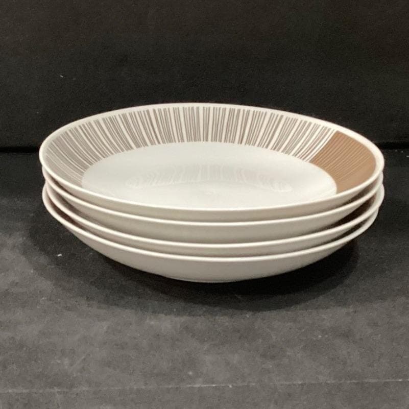 Thomas Rosenthal Arabesque Cereal Bowls, Set of 4, German Porcelain Dinnerware - Thumbnail 10