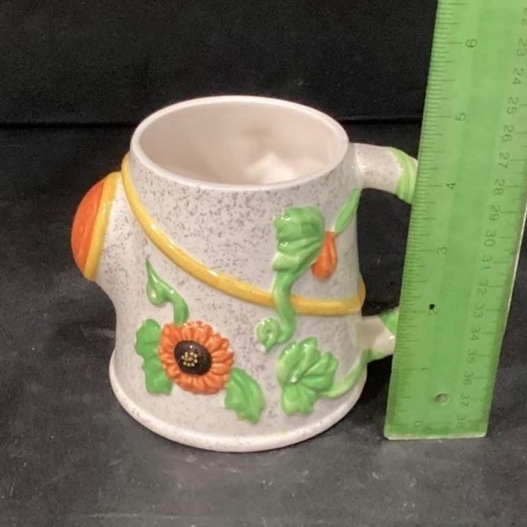 Watering Can Mugs, Set of 2, Tasters Choice Coffee-Mate Vintage Advertising Cups - Thumbnail 6
