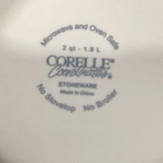 Corelle Coordinates Chutney Mixing Bowl, 2 Quart Stoneware Vintage Fruit Pattern - Thumbnail 6