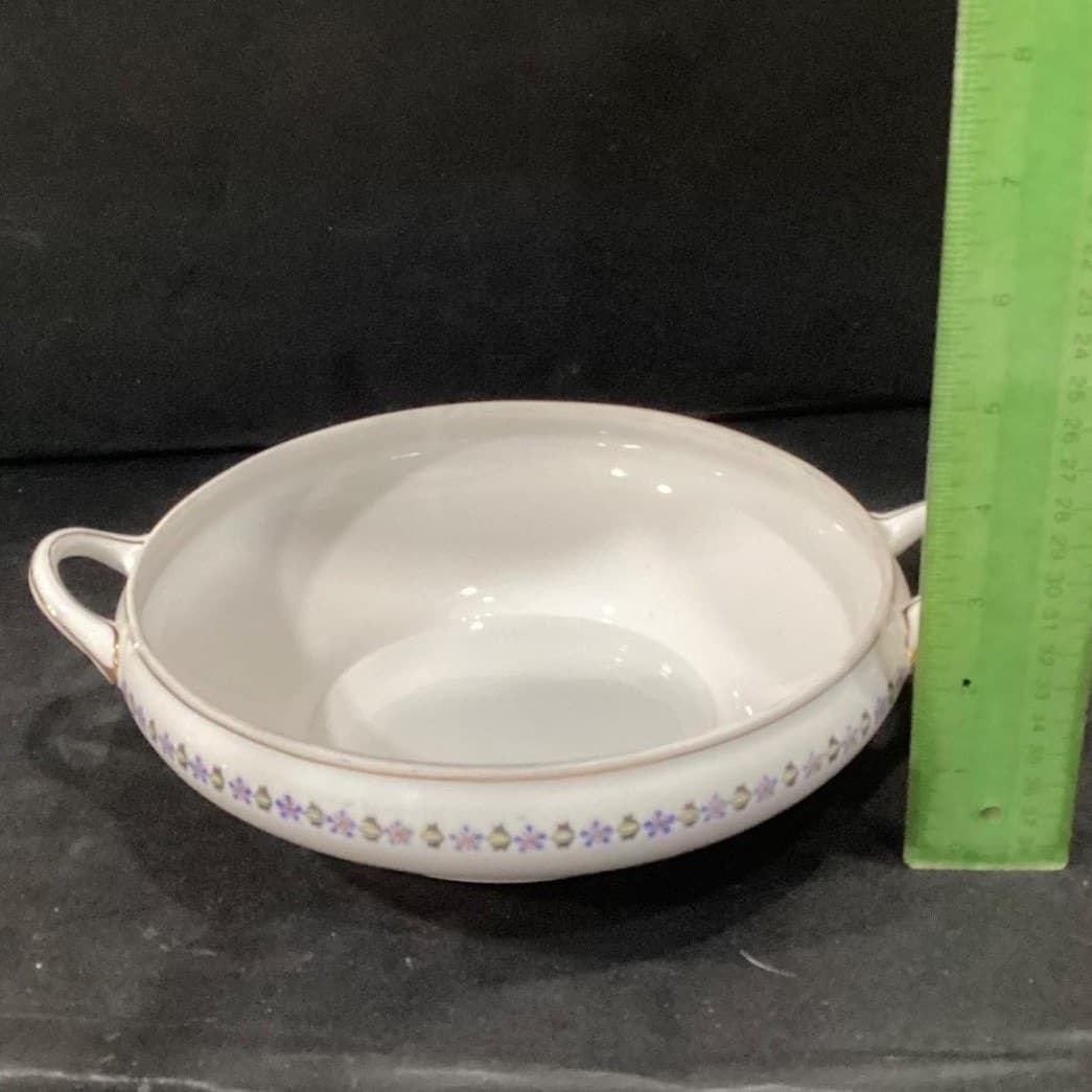 Noritake Nippon Covered Casserole, Blue Cornflowers Serving Dish, Floral Tureen - Thumbnail 7