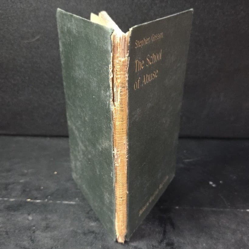 The School of Abuse Stephen Gosson 1895 Arber's English Reprint Green Cloth Book - Thumbnail 8