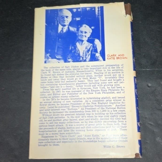 Salt Dishes Clark W Brown 1970 2nd Printing Antique Glass Reference Hardcover - Thumbnail 8