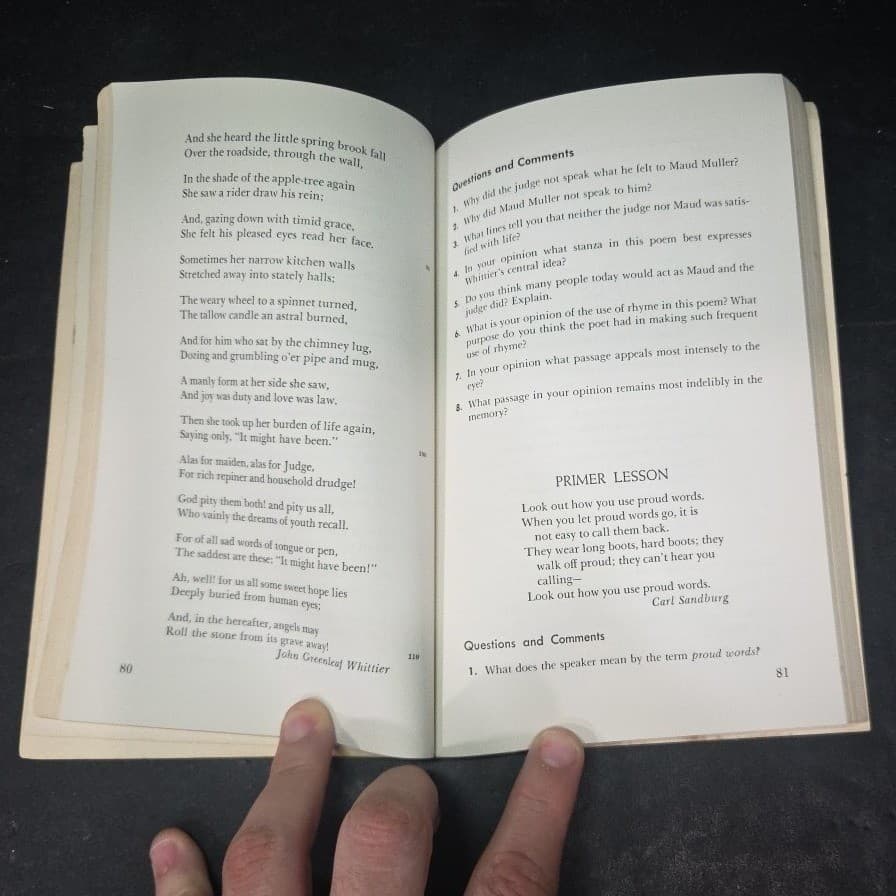 A Study of Poetry New Dimensions in Literature 1977 McCormick-Mathers Red Owl - Thumbnail 5