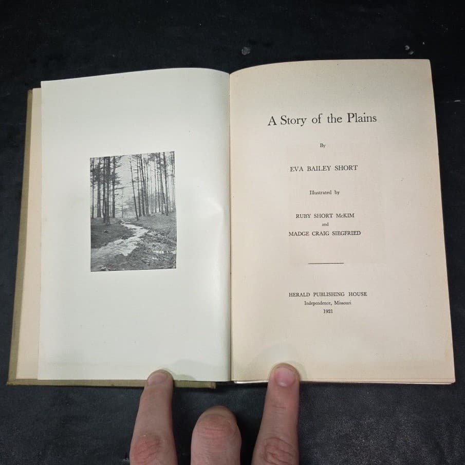 A Story of the Plains Eva Bailey Short Herald Publishing House Illustrated 1921 - Thumbnail 5