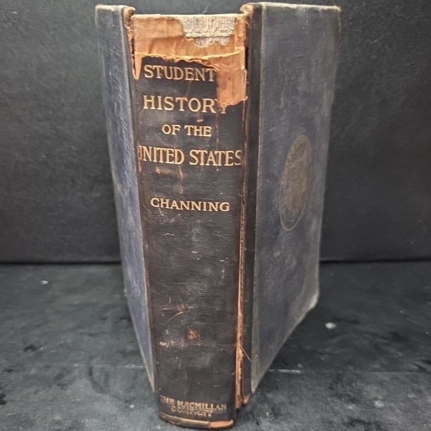 A Students' History of the United States Edward Channing Macmillan Antique 1908 - Thumbnail 9