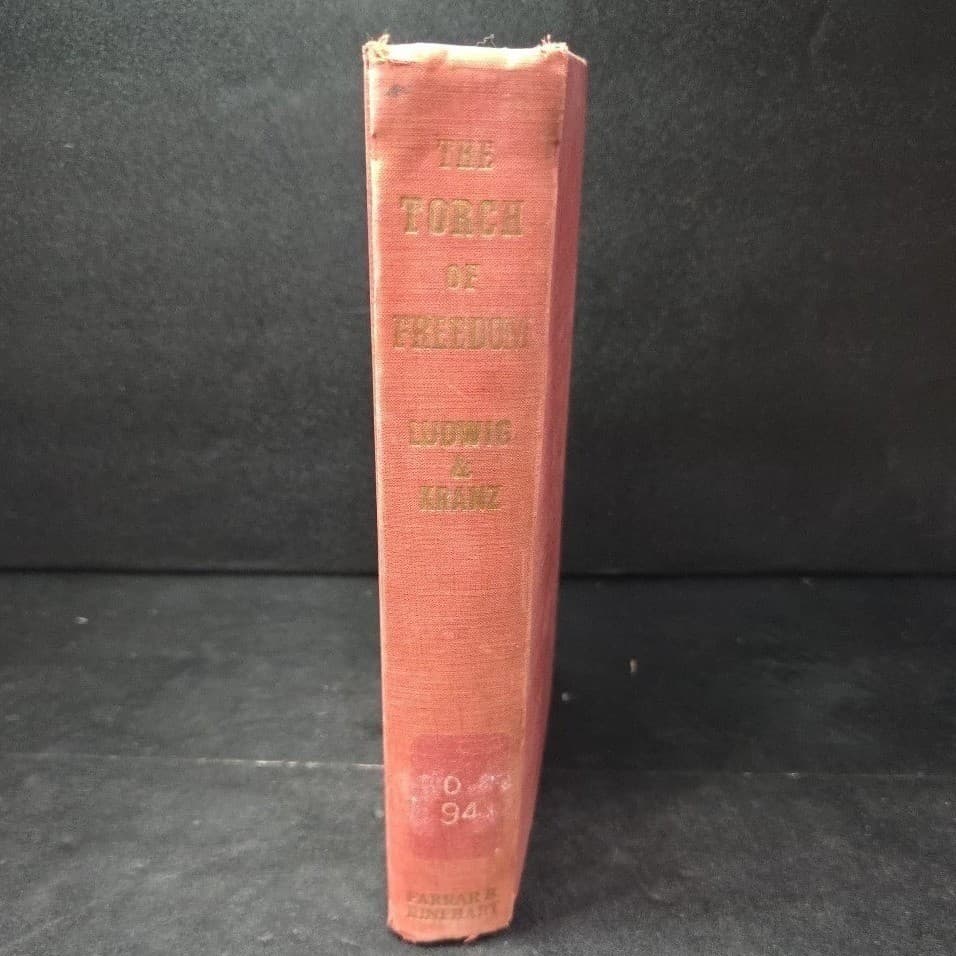 The Torch of Freedom 1943 1st Ed Emil Ludwig Henry Kranz Hardcover History Book - Thumbnail 9