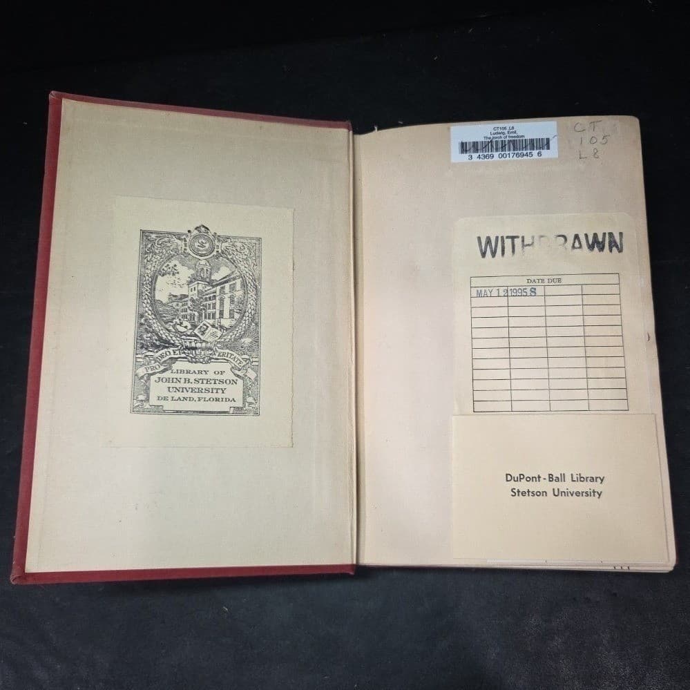The Torch of Freedom 1943 1st Ed Emil Ludwig Henry Kranz Hardcover History Book - Thumbnail 3