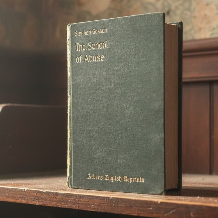 The School of Abuse Stephen Gosson 1895 Arber's English Reprint Green Cloth Book