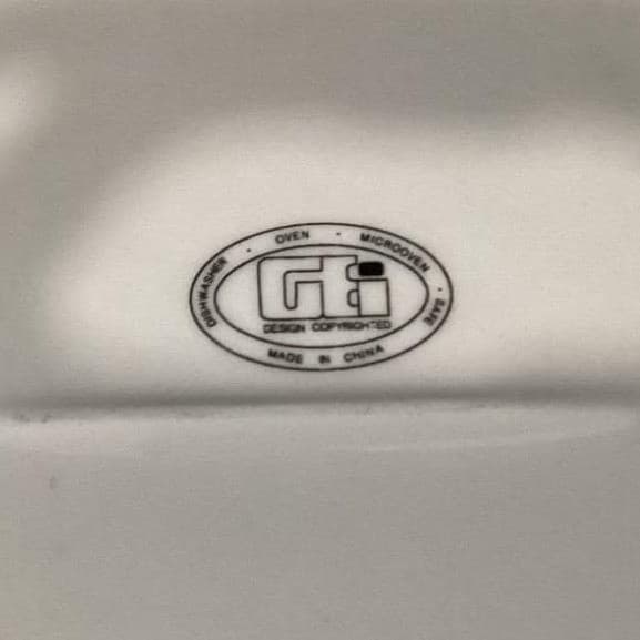 GEI "Merry Christmas" Oval Platter, Santa Riding In Sleigh & Reindeer, Vtg Tray - Thumbnail 6