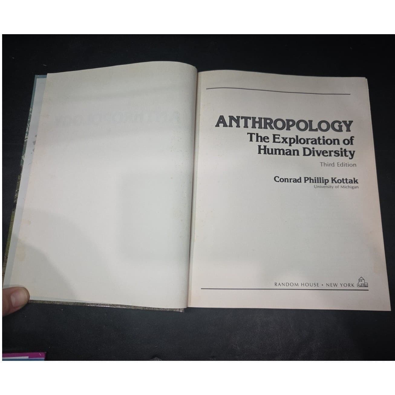 Anthropology The Exploration of Human Diversity 3rd Ed Conrad Phillip Kottak HB - Thumbnail 4