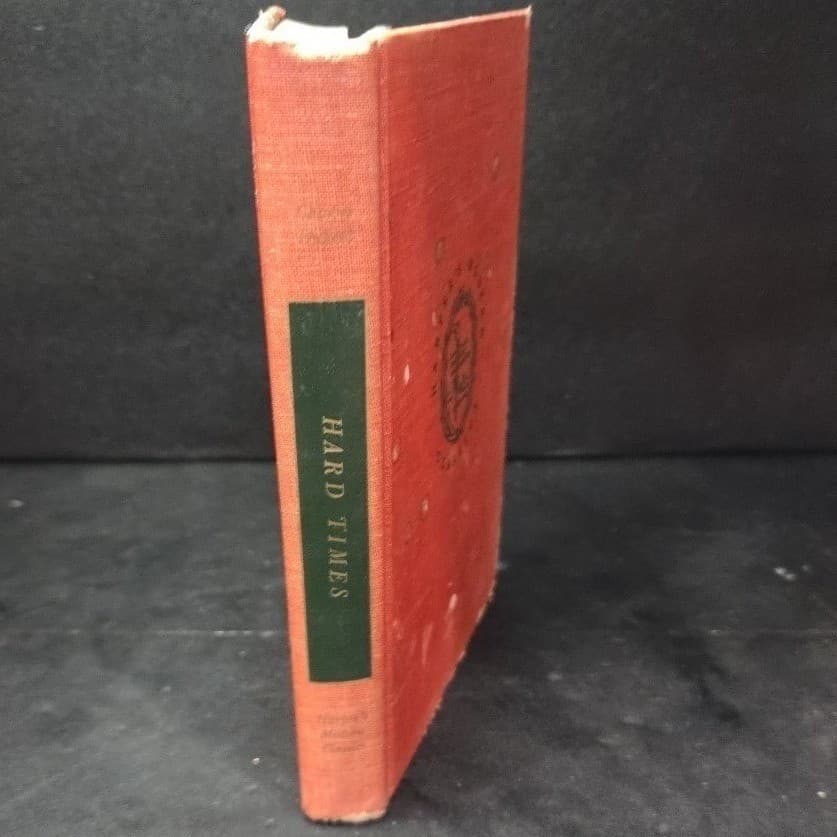 Hard Times Charles Dickens Harpers Modern Classics 1960 Hardcover Orange Book - Thumbnail 9