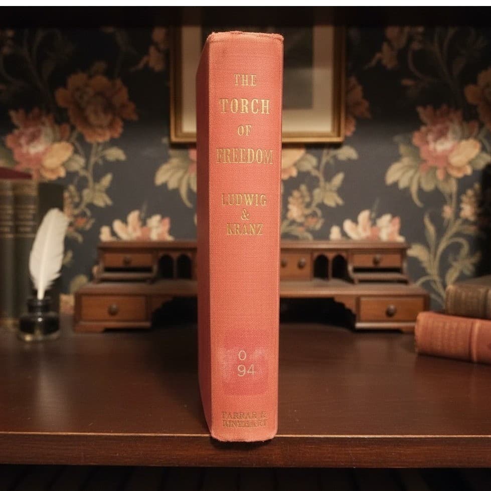 The Torch of Freedom 1943 1st Ed Emil Ludwig Henry Kranz Hardcover History Book